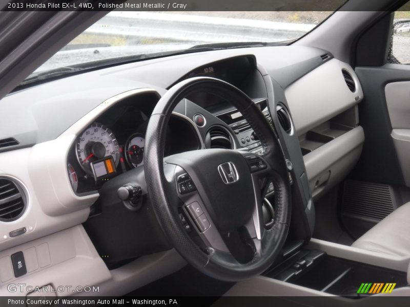 Polished Metal Metallic / Gray 2013 Honda Pilot EX-L 4WD