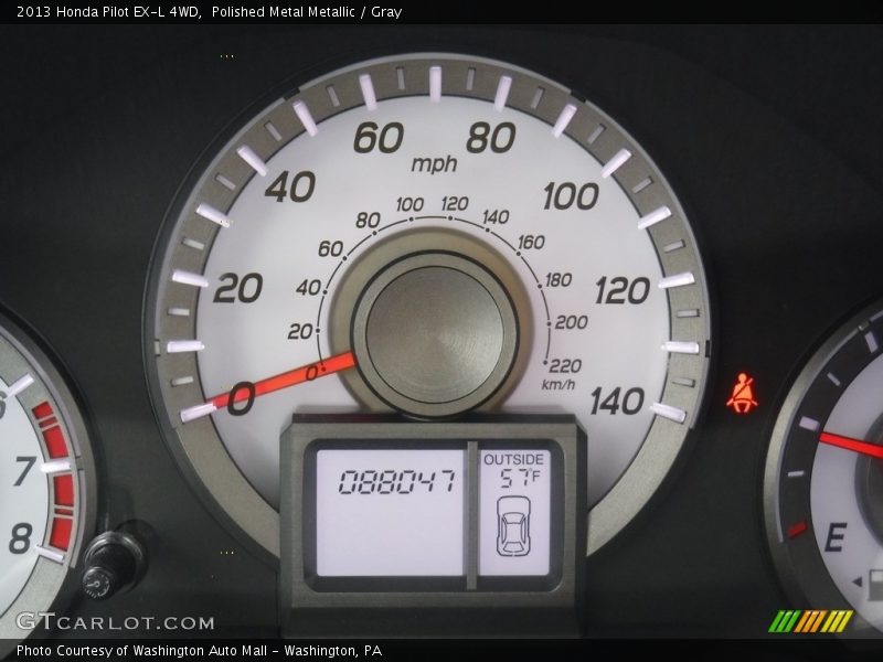 Polished Metal Metallic / Gray 2013 Honda Pilot EX-L 4WD