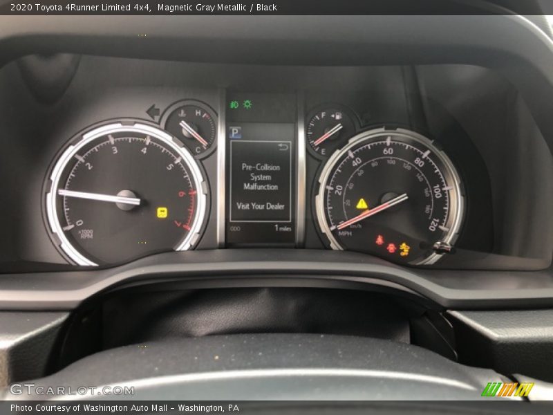 Magnetic Gray Metallic / Black 2020 Toyota 4Runner Limited 4x4