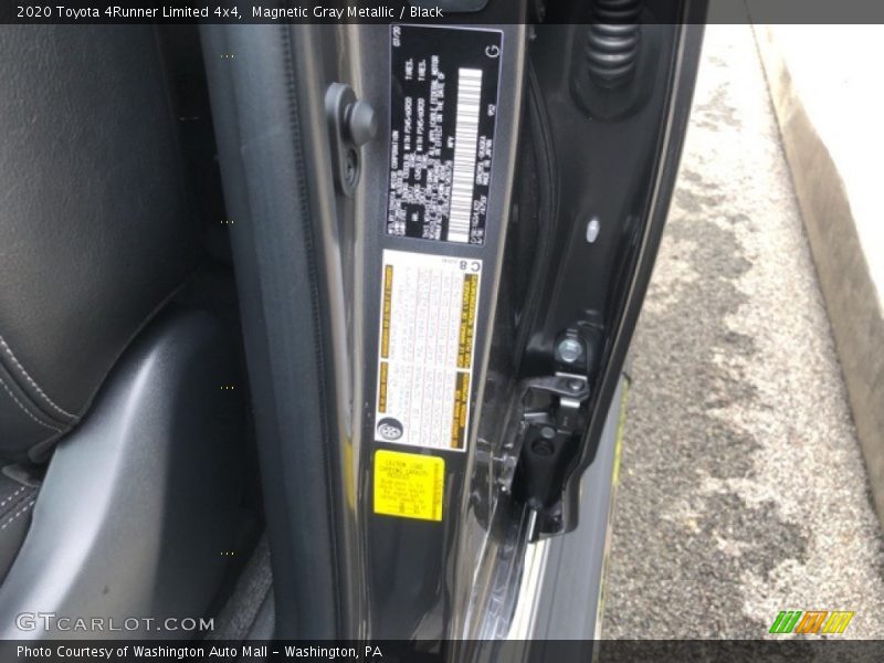Magnetic Gray Metallic / Black 2020 Toyota 4Runner Limited 4x4