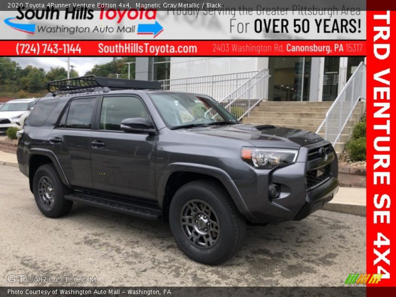 Magnetic Gray Metallic / Black 2020 Toyota 4Runner Venture Edition 4x4