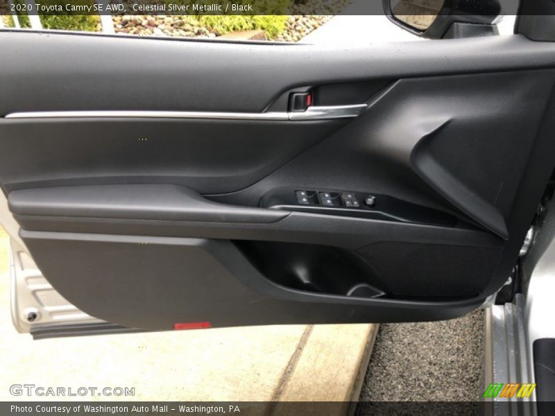 Celestial Silver Metallic / Black 2020 Toyota Camry SE AWD