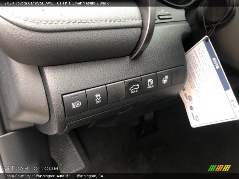 Celestial Silver Metallic / Black 2020 Toyota Camry SE AWD