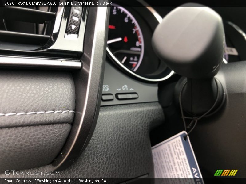 Celestial Silver Metallic / Black 2020 Toyota Camry SE AWD