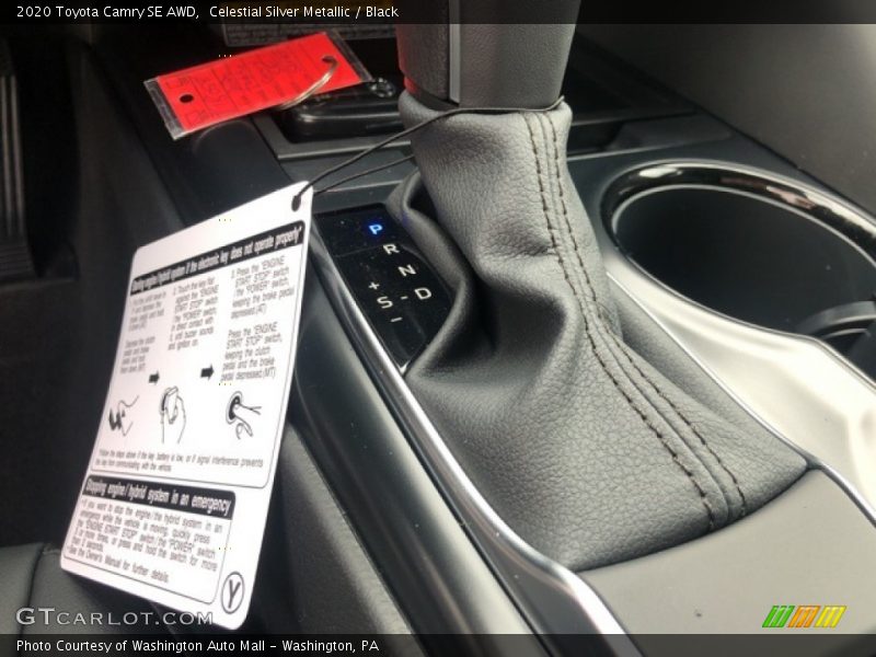 Celestial Silver Metallic / Black 2020 Toyota Camry SE AWD