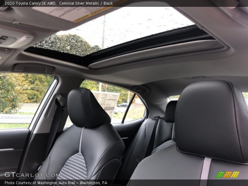 Celestial Silver Metallic / Black 2020 Toyota Camry SE AWD