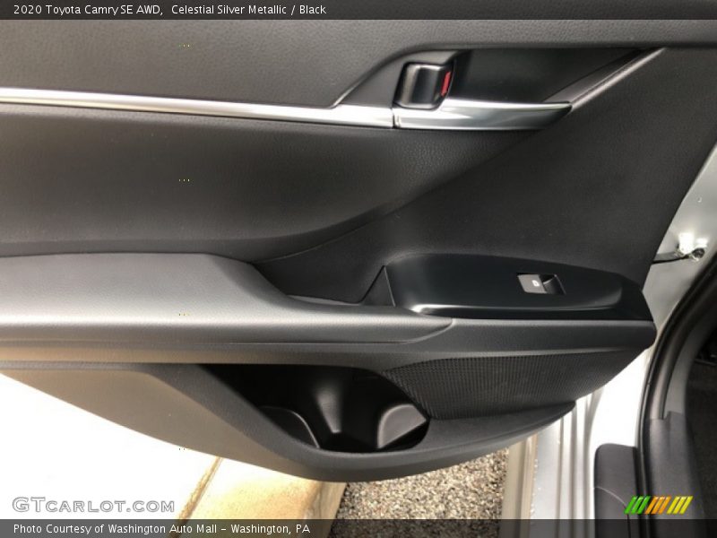 Celestial Silver Metallic / Black 2020 Toyota Camry SE AWD