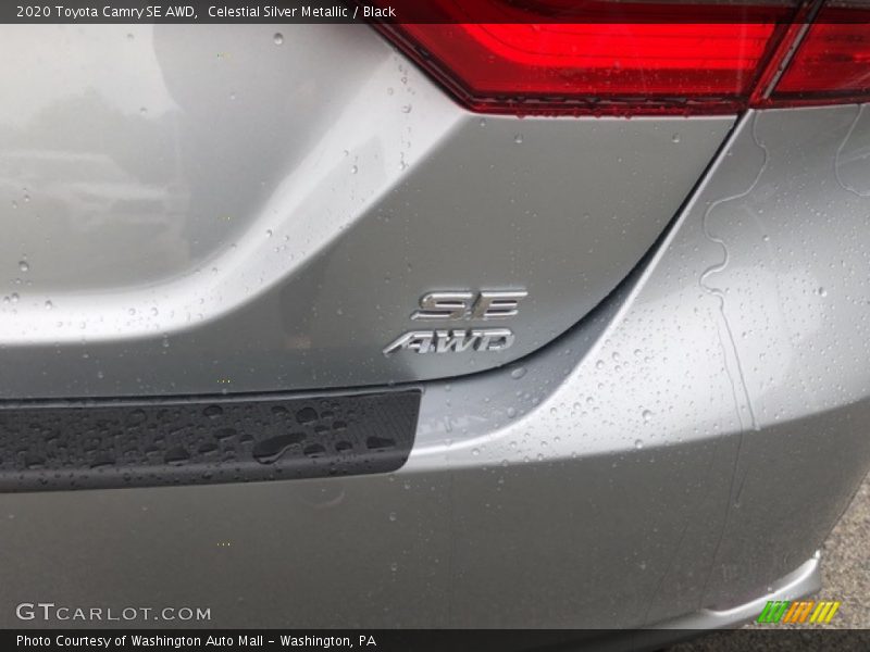 Celestial Silver Metallic / Black 2020 Toyota Camry SE AWD