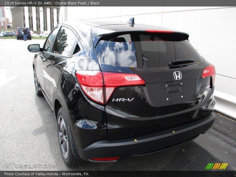 Crystal Black Pearl / Black 2018 Honda HR-V EX AWD