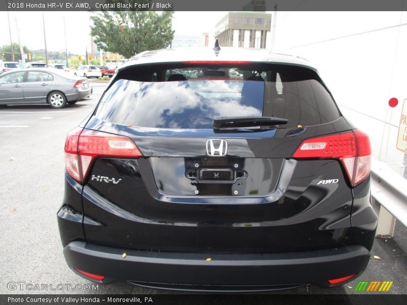 Crystal Black Pearl / Black 2018 Honda HR-V EX AWD
