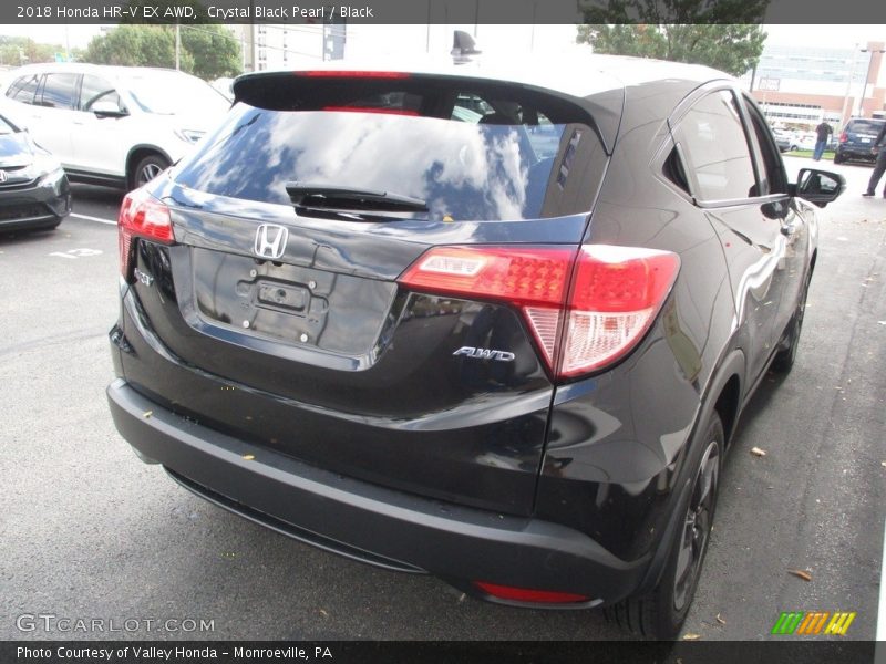 Crystal Black Pearl / Black 2018 Honda HR-V EX AWD