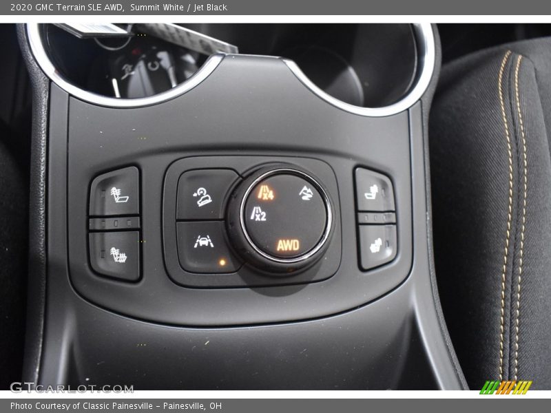 Summit White / Jet Black 2020 GMC Terrain SLE AWD