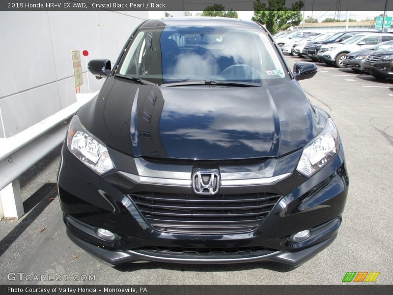 Crystal Black Pearl / Black 2018 Honda HR-V EX AWD