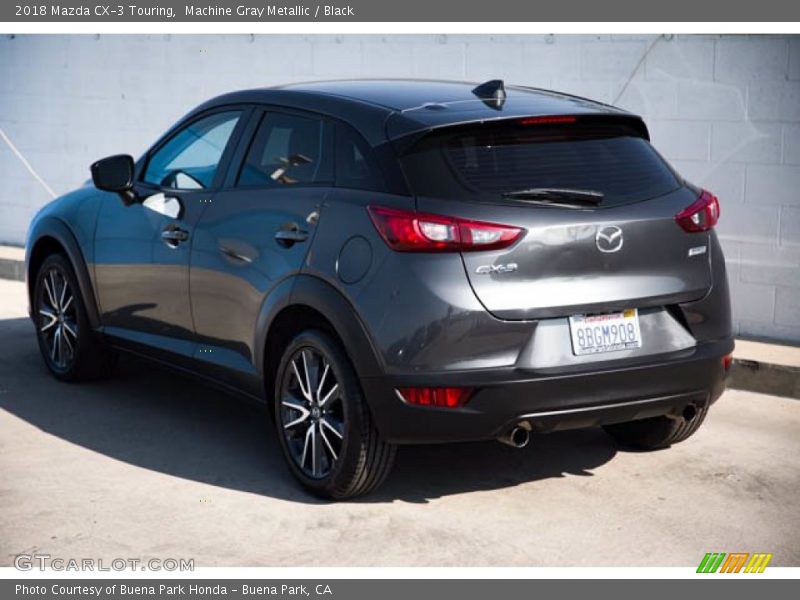 Machine Gray Metallic / Black 2018 Mazda CX-3 Touring