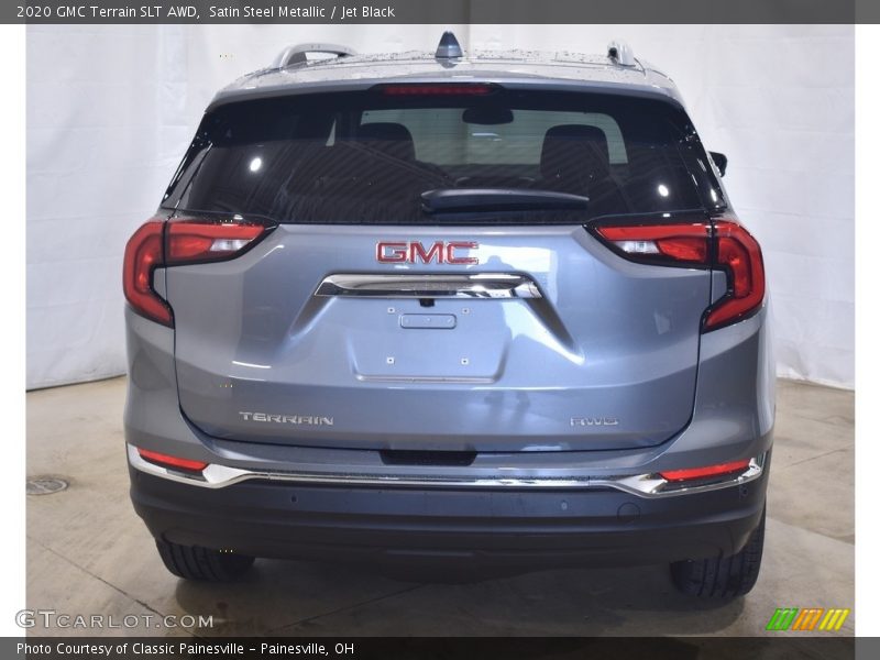 Satin Steel Metallic / Jet Black 2020 GMC Terrain SLT AWD