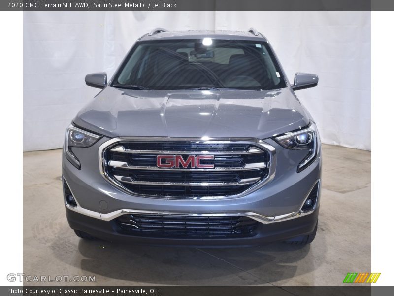 Satin Steel Metallic / Jet Black 2020 GMC Terrain SLT AWD