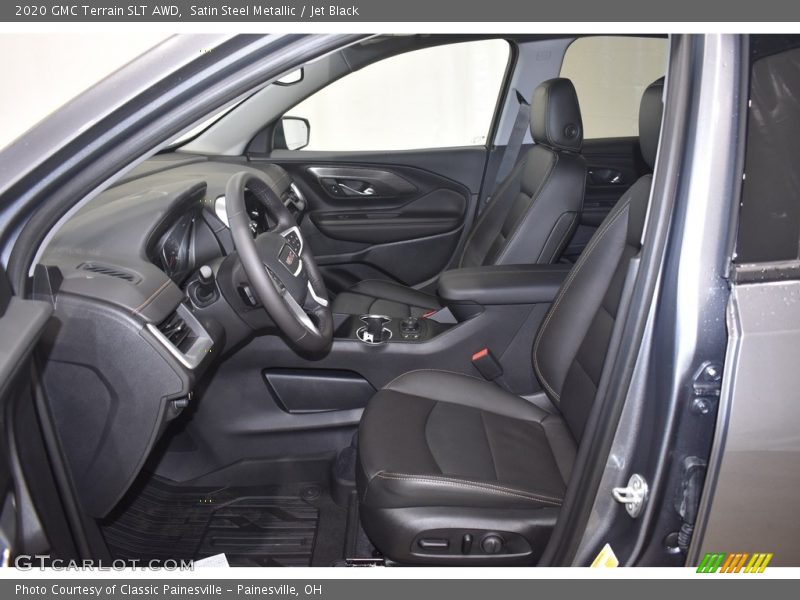 Satin Steel Metallic / Jet Black 2020 GMC Terrain SLT AWD