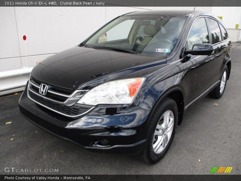 Crystal Black Pearl / Ivory 2011 Honda CR-V EX-L 4WD
