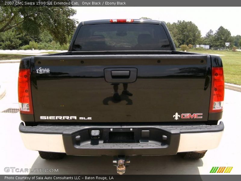 Onyx Black / Ebony Black 2007 GMC Sierra 1500 SLE Extended Cab