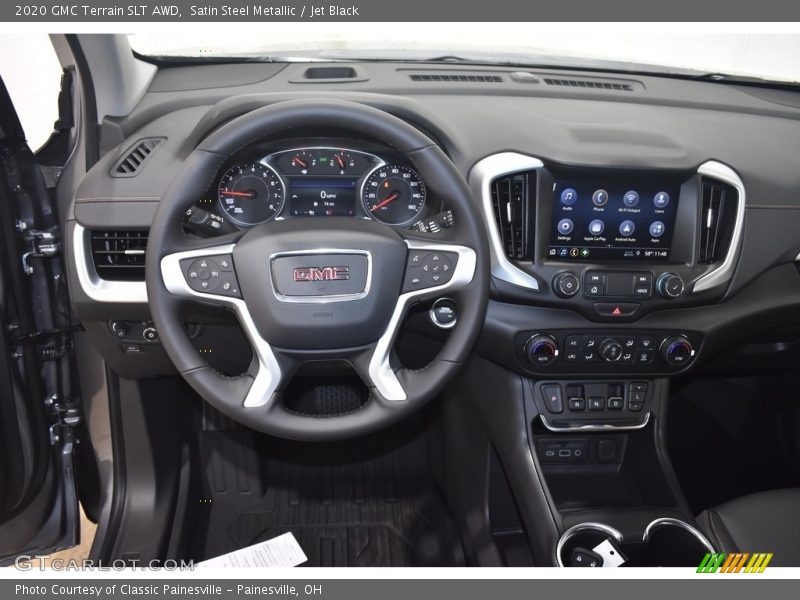 Satin Steel Metallic / Jet Black 2020 GMC Terrain SLT AWD