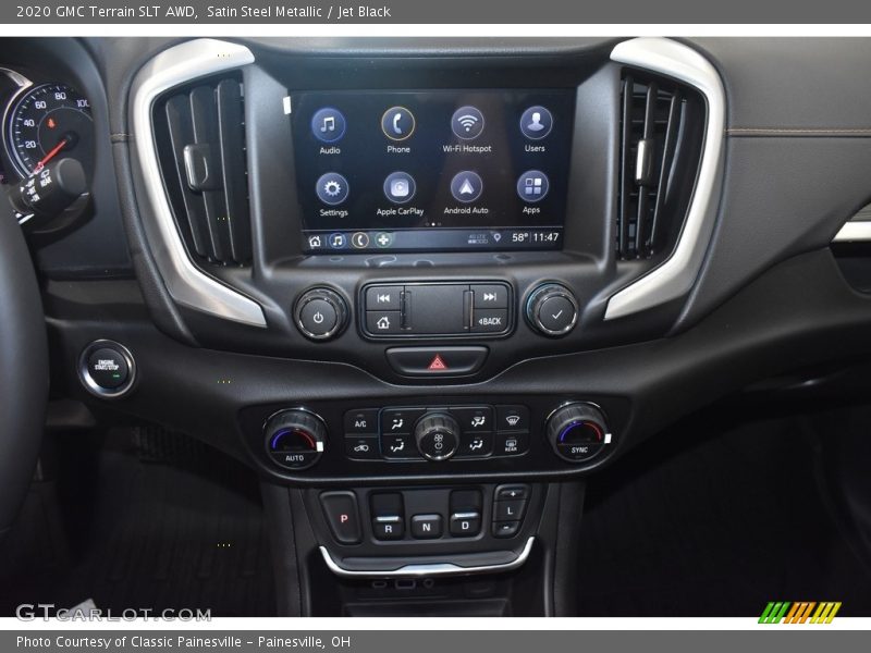 Satin Steel Metallic / Jet Black 2020 GMC Terrain SLT AWD