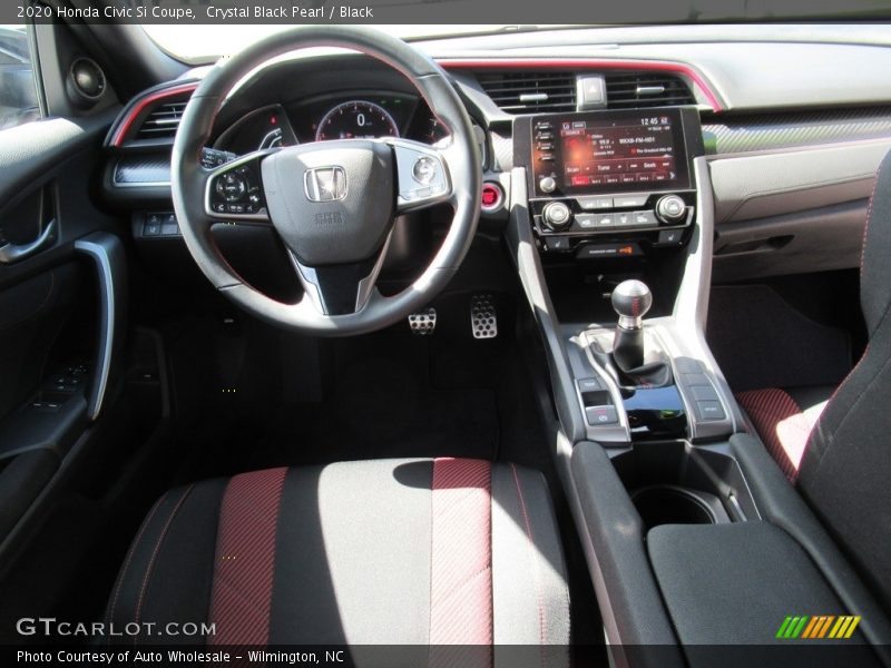 Crystal Black Pearl / Black 2020 Honda Civic Si Coupe
