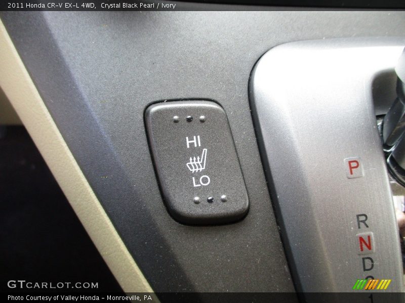 Crystal Black Pearl / Ivory 2011 Honda CR-V EX-L 4WD