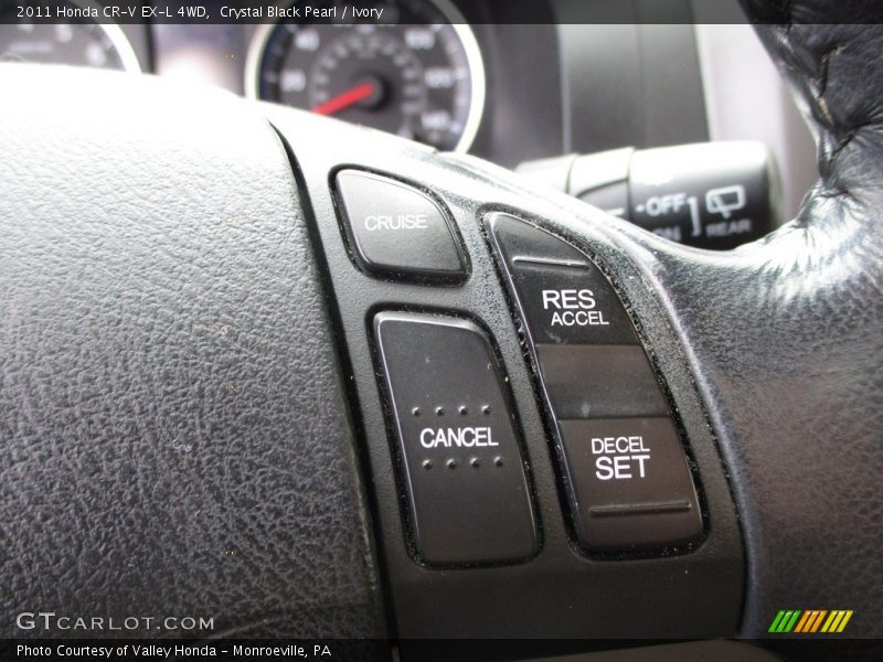 Crystal Black Pearl / Ivory 2011 Honda CR-V EX-L 4WD