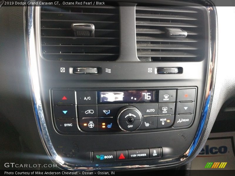 Octane Red Pearl / Black 2019 Dodge Grand Caravan GT