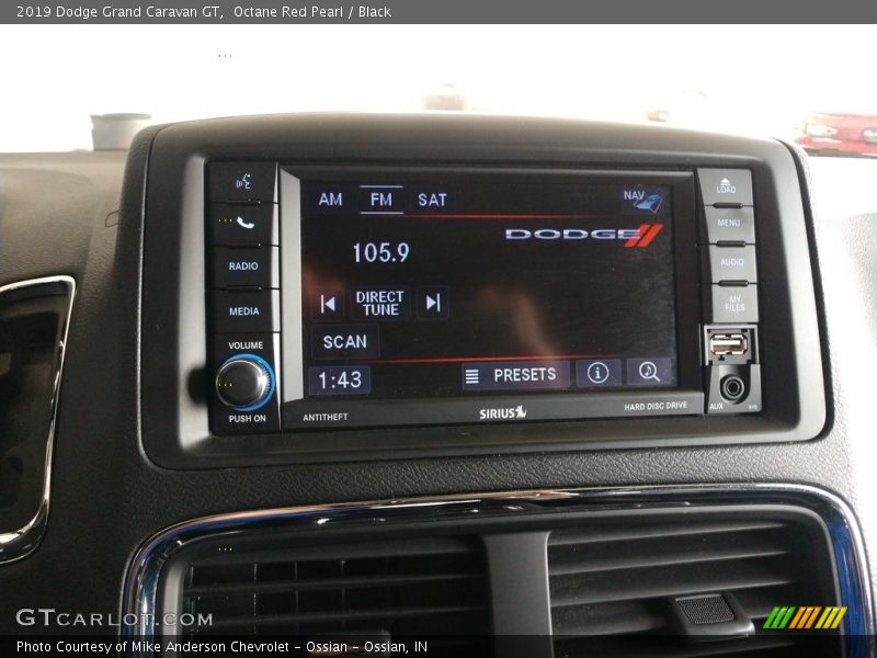 Octane Red Pearl / Black 2019 Dodge Grand Caravan GT