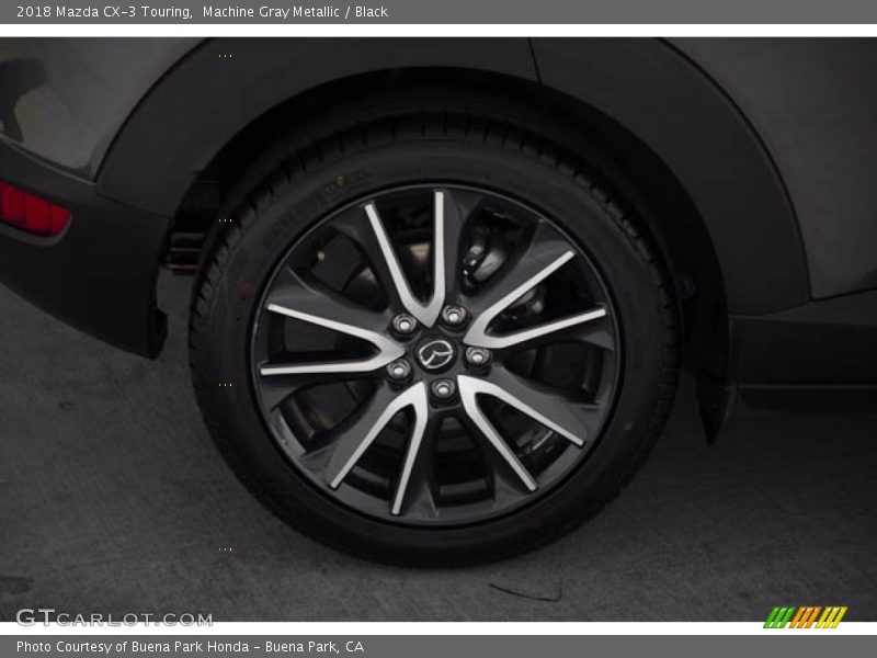Machine Gray Metallic / Black 2018 Mazda CX-3 Touring