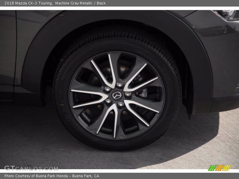 Machine Gray Metallic / Black 2018 Mazda CX-3 Touring