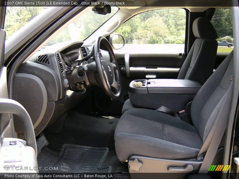 Onyx Black / Ebony Black 2007 GMC Sierra 1500 SLE Extended Cab
