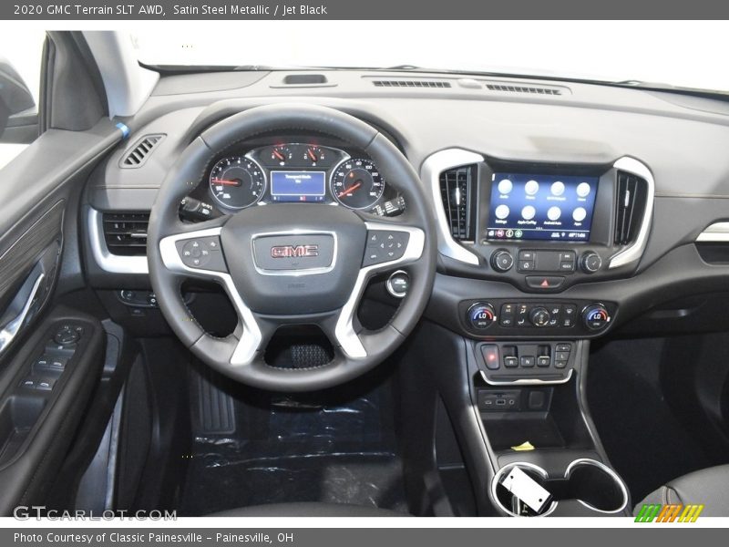 Satin Steel Metallic / Jet Black 2020 GMC Terrain SLT AWD