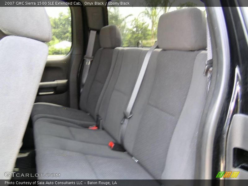 Onyx Black / Ebony Black 2007 GMC Sierra 1500 SLE Extended Cab