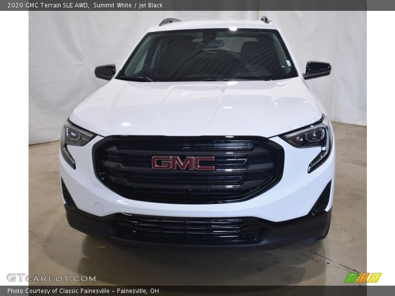 Summit White / Jet Black 2020 GMC Terrain SLE AWD