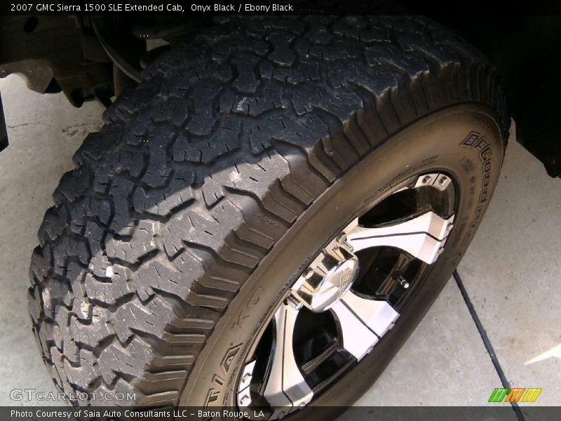 Onyx Black / Ebony Black 2007 GMC Sierra 1500 SLE Extended Cab