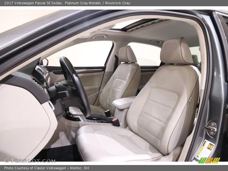 Front Seat of 2017 Passat SE Sedan