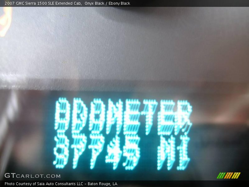 Onyx Black / Ebony Black 2007 GMC Sierra 1500 SLE Extended Cab