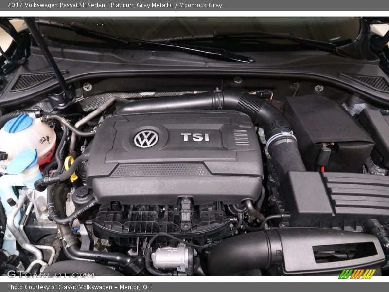  2017 Passat SE Sedan Engine - 1.8 Liter TSI Turbocharged DOHC 16-Valve VVT 4 Cylinder