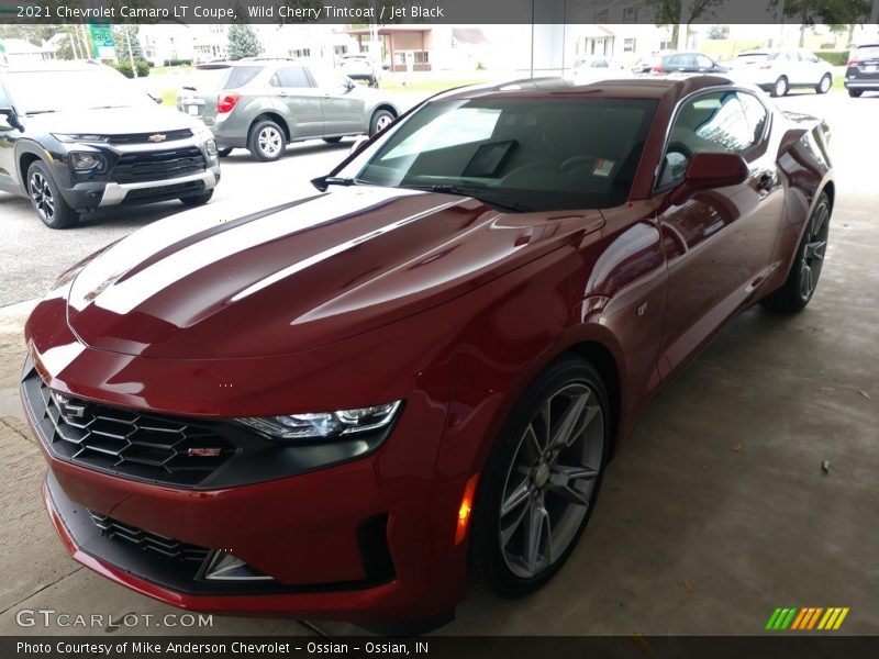 Wild Cherry Tintcoat / Jet Black 2021 Chevrolet Camaro LT Coupe