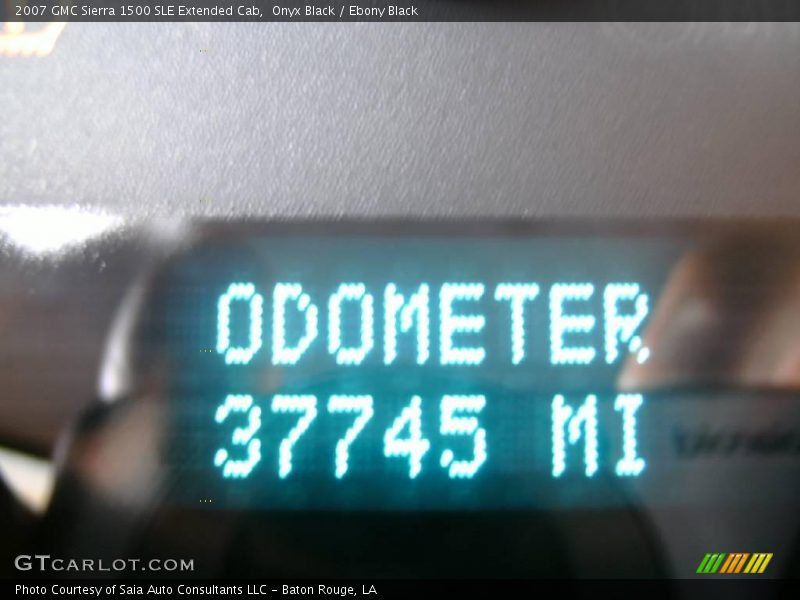 Onyx Black / Ebony Black 2007 GMC Sierra 1500 SLE Extended Cab