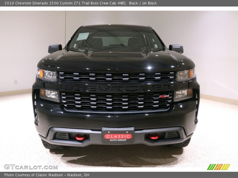 Black / Jet Black 2019 Chevrolet Silverado 1500 Custom Z71 Trail Boss Crew Cab 4WD