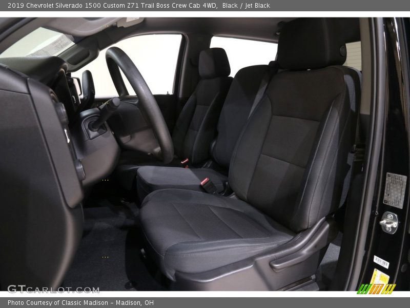 Black / Jet Black 2019 Chevrolet Silverado 1500 Custom Z71 Trail Boss Crew Cab 4WD