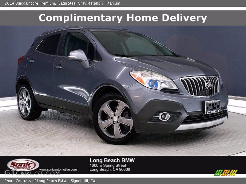 Satin Steel Gray Metallic / Titanium 2014 Buick Encore Premium