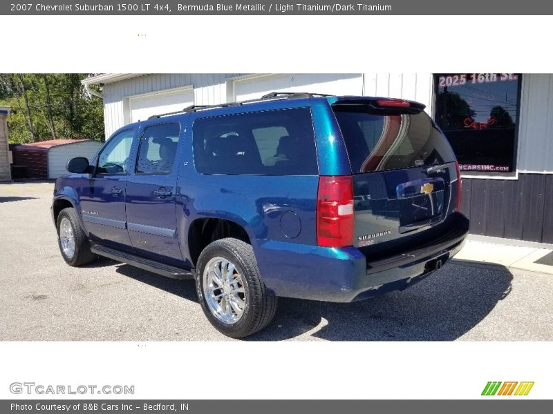 Bermuda Blue Metallic / Light Titanium/Dark Titanium 2007 Chevrolet Suburban 1500 LT 4x4
