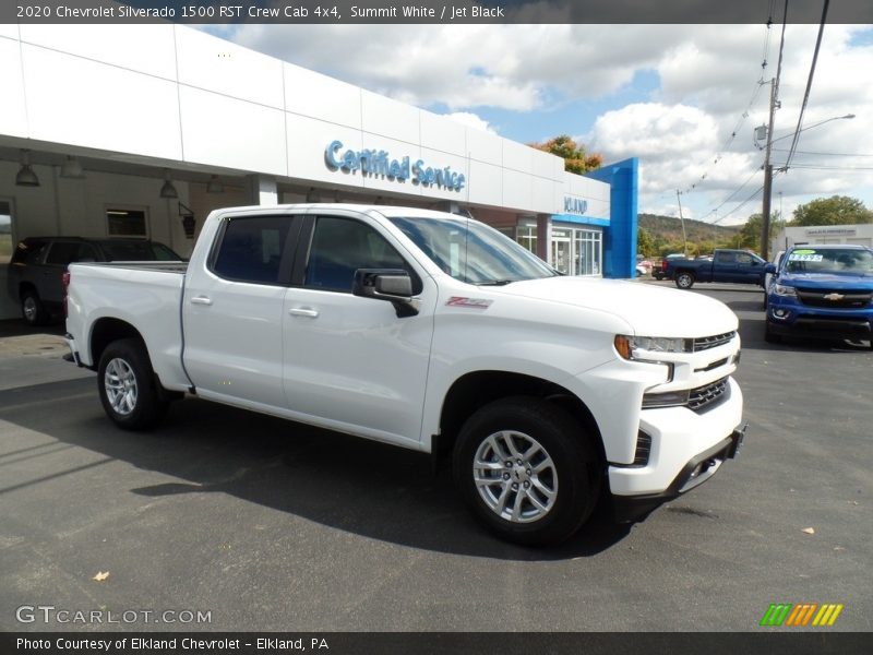 Summit White / Jet Black 2020 Chevrolet Silverado 1500 RST Crew Cab 4x4