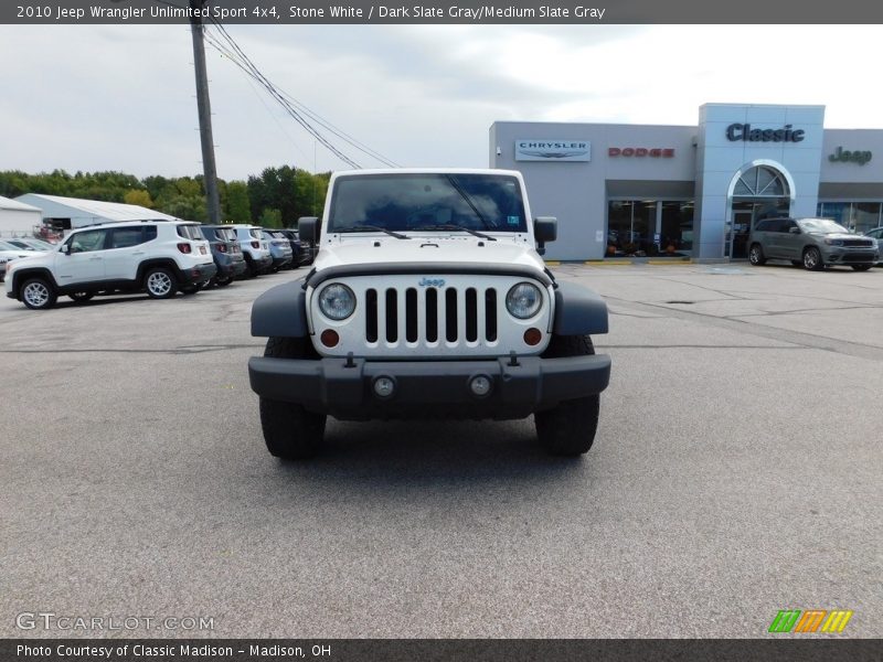 Stone White / Dark Slate Gray/Medium Slate Gray 2010 Jeep Wrangler Unlimited Sport 4x4