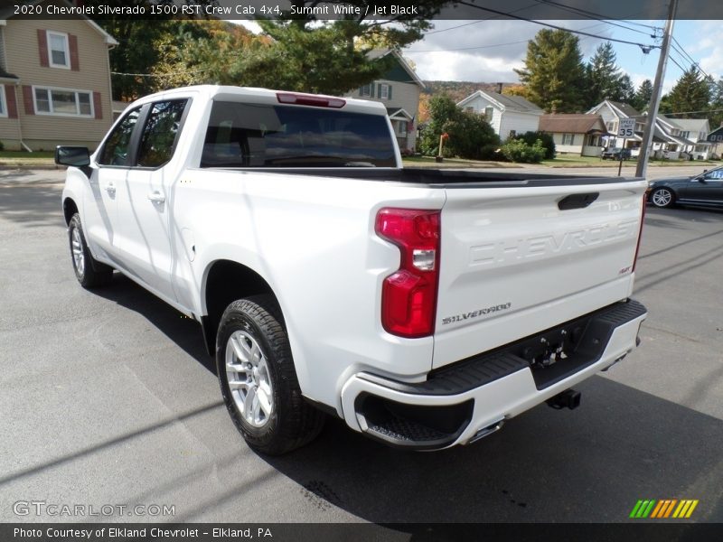 Summit White / Jet Black 2020 Chevrolet Silverado 1500 RST Crew Cab 4x4