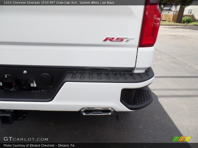 Summit White / Jet Black 2020 Chevrolet Silverado 1500 RST Crew Cab 4x4